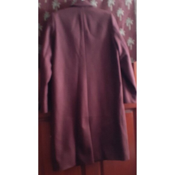 Everlane Coat Red The Italian Wool Cashmere Blend Overcoat Size Small - Picture 11 of 15